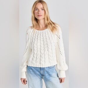 Free People Sandre Pullover Sweater